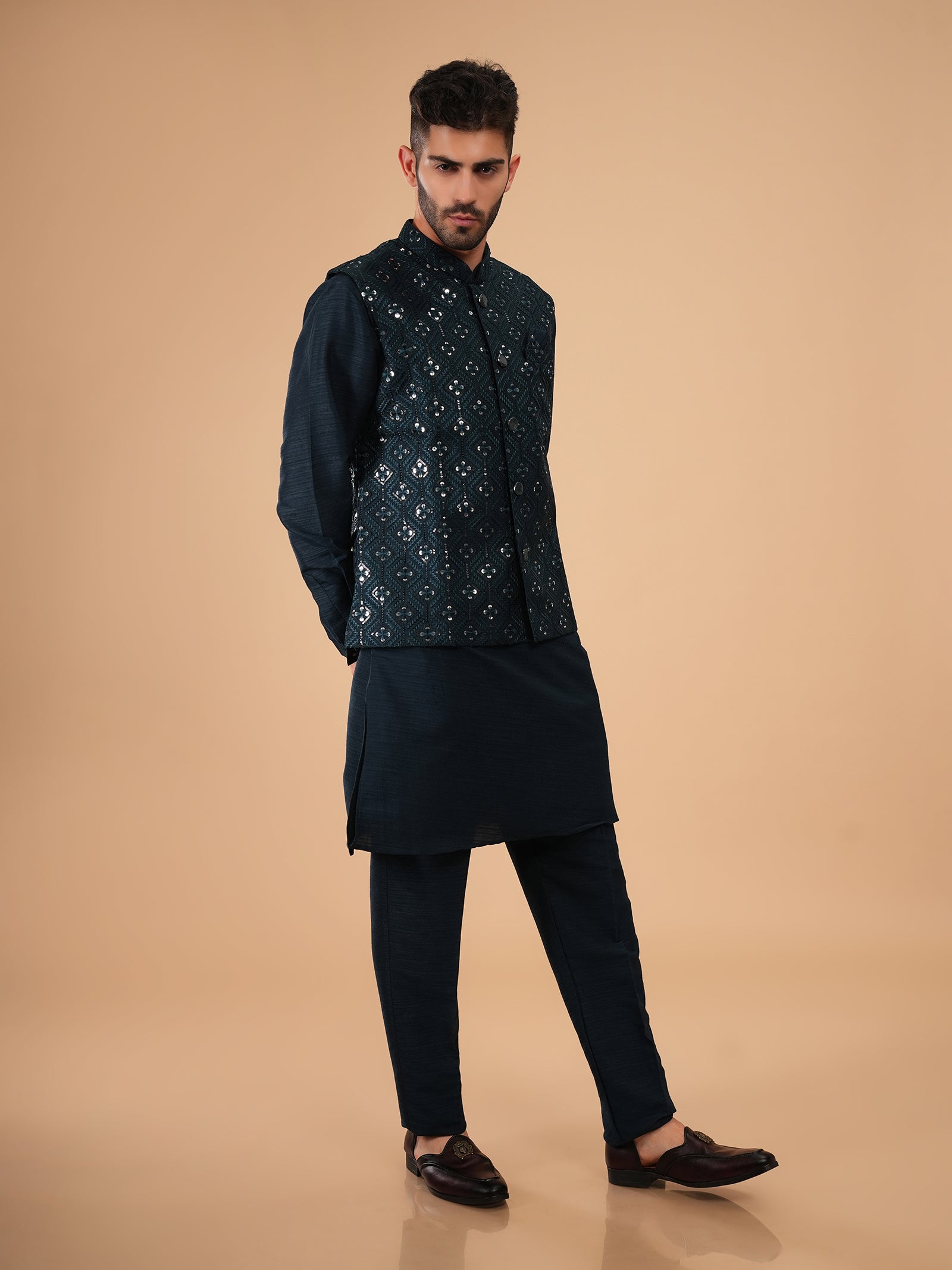 The Teal Obsidian Stellar Jacket Set