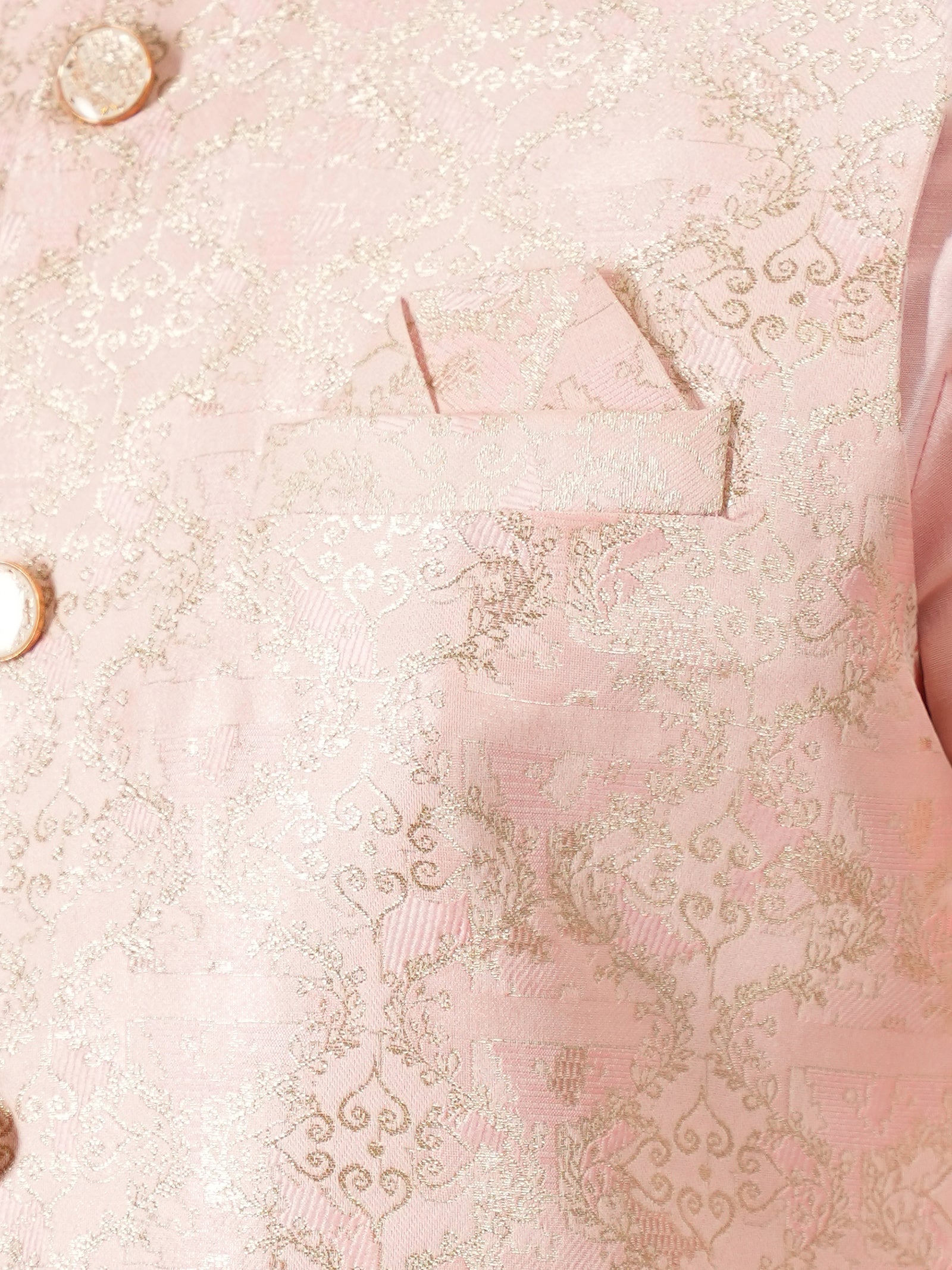 The Peach Nectar Lattice Jacket Set