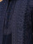 Midnight Navy Filigree Embroidered Kurta Jacket Set