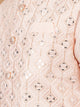 Champagne Blush Mirror-Work Jacket Set