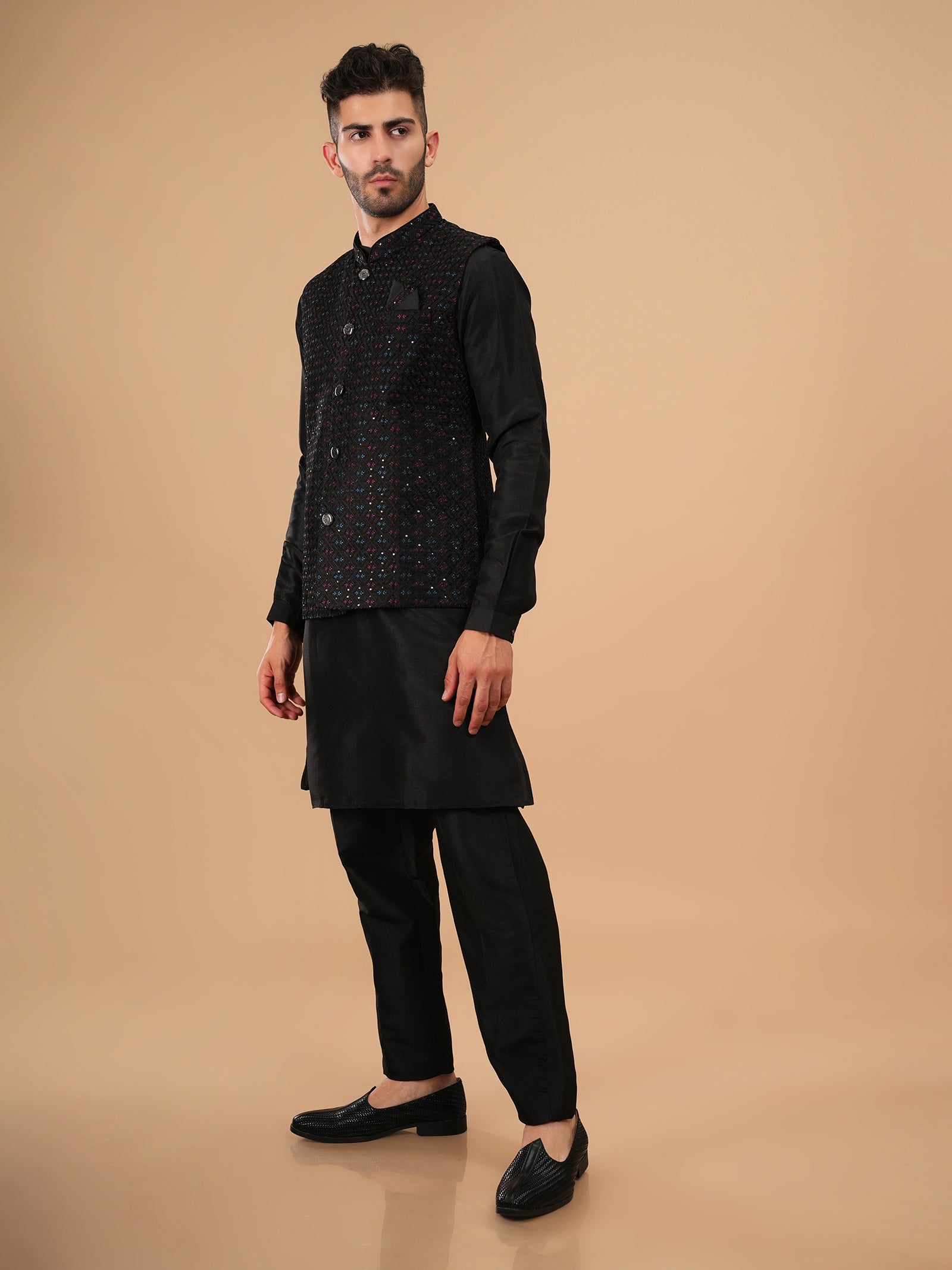 Black Prism Sequin Jacket Set
