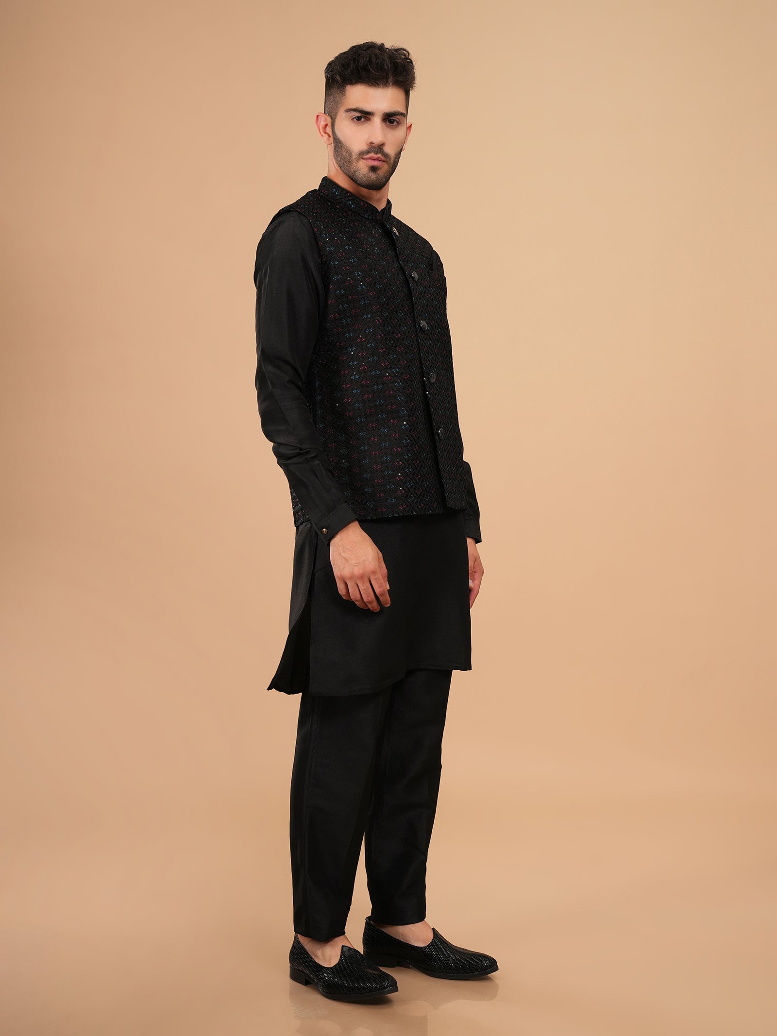 Black Prism Sequin Jacket Set