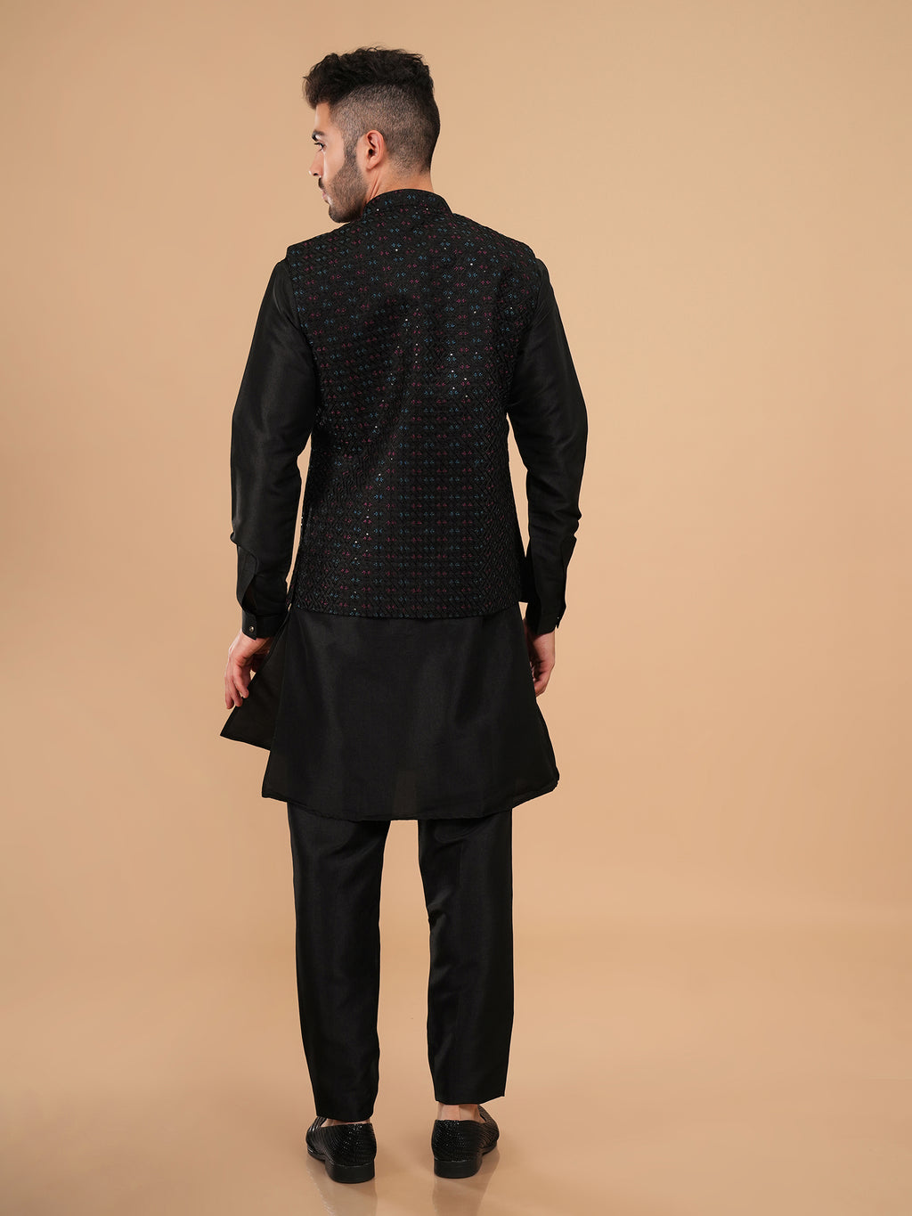 Black Prism Sequin Jacket Set