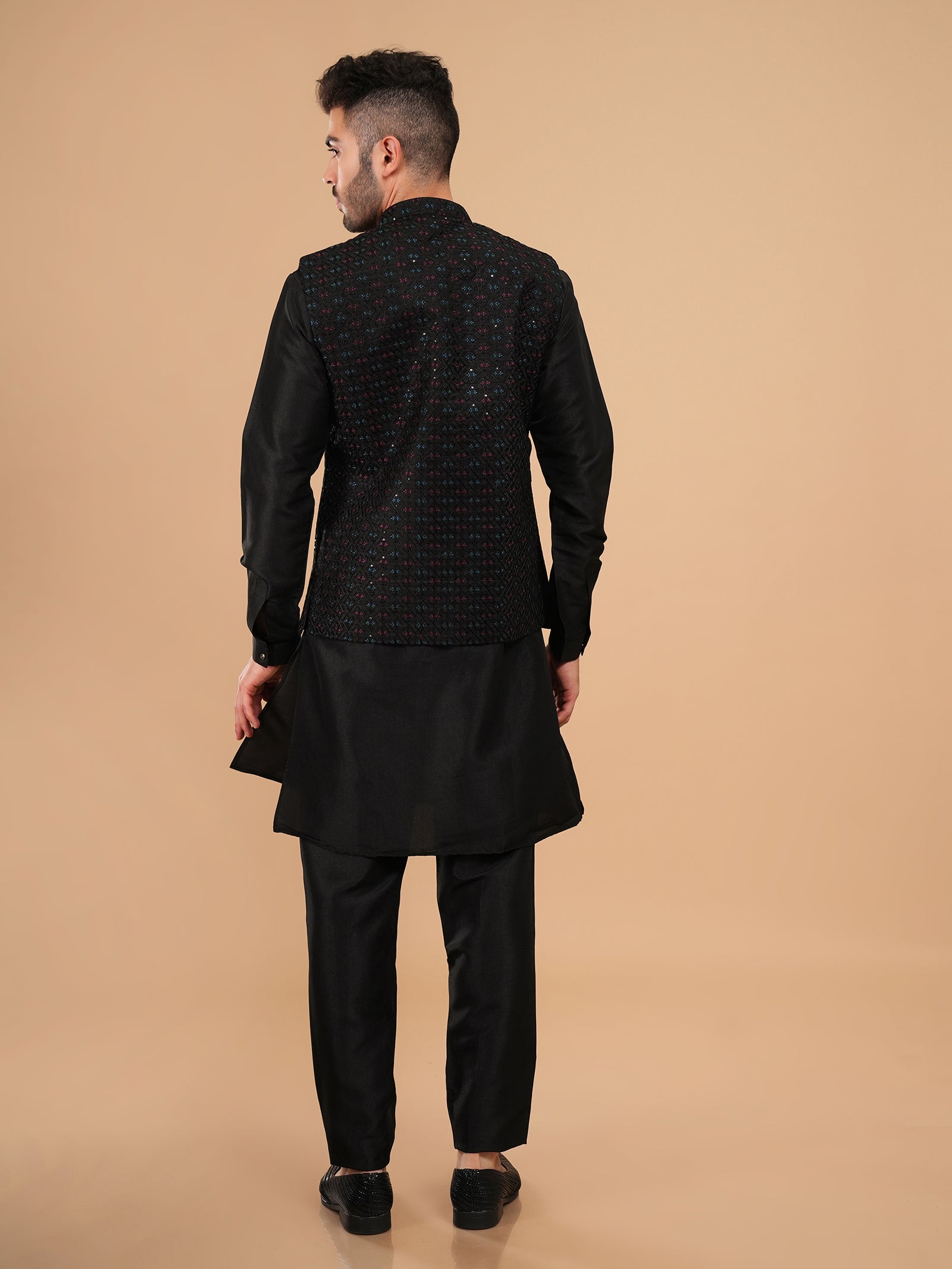 Black Prism Sequin Jacket Set