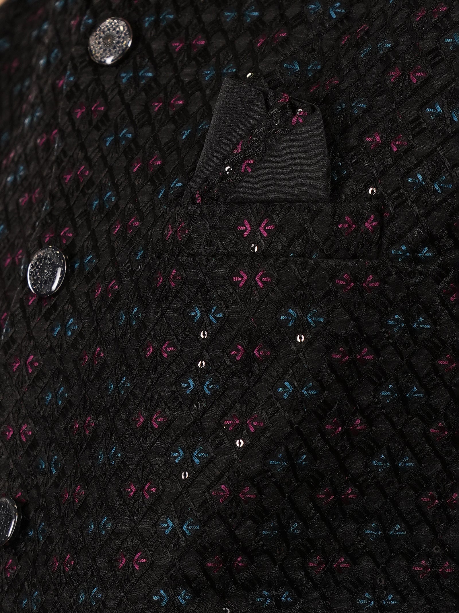 Black Prism Sequin Jacket Set