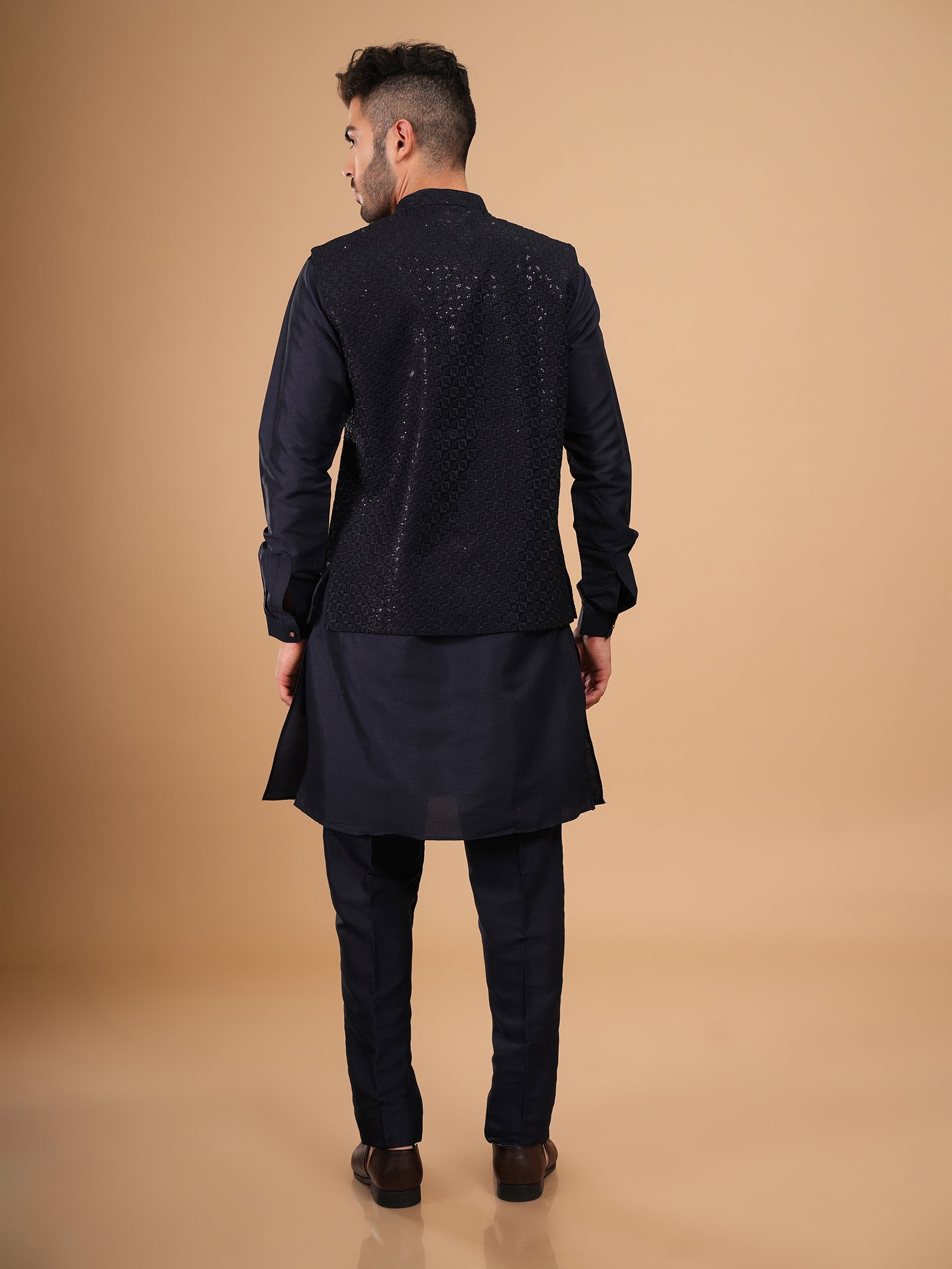Stardust Geometric Jacket Set