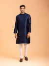 Royal Sapphire Textured Kurta Set