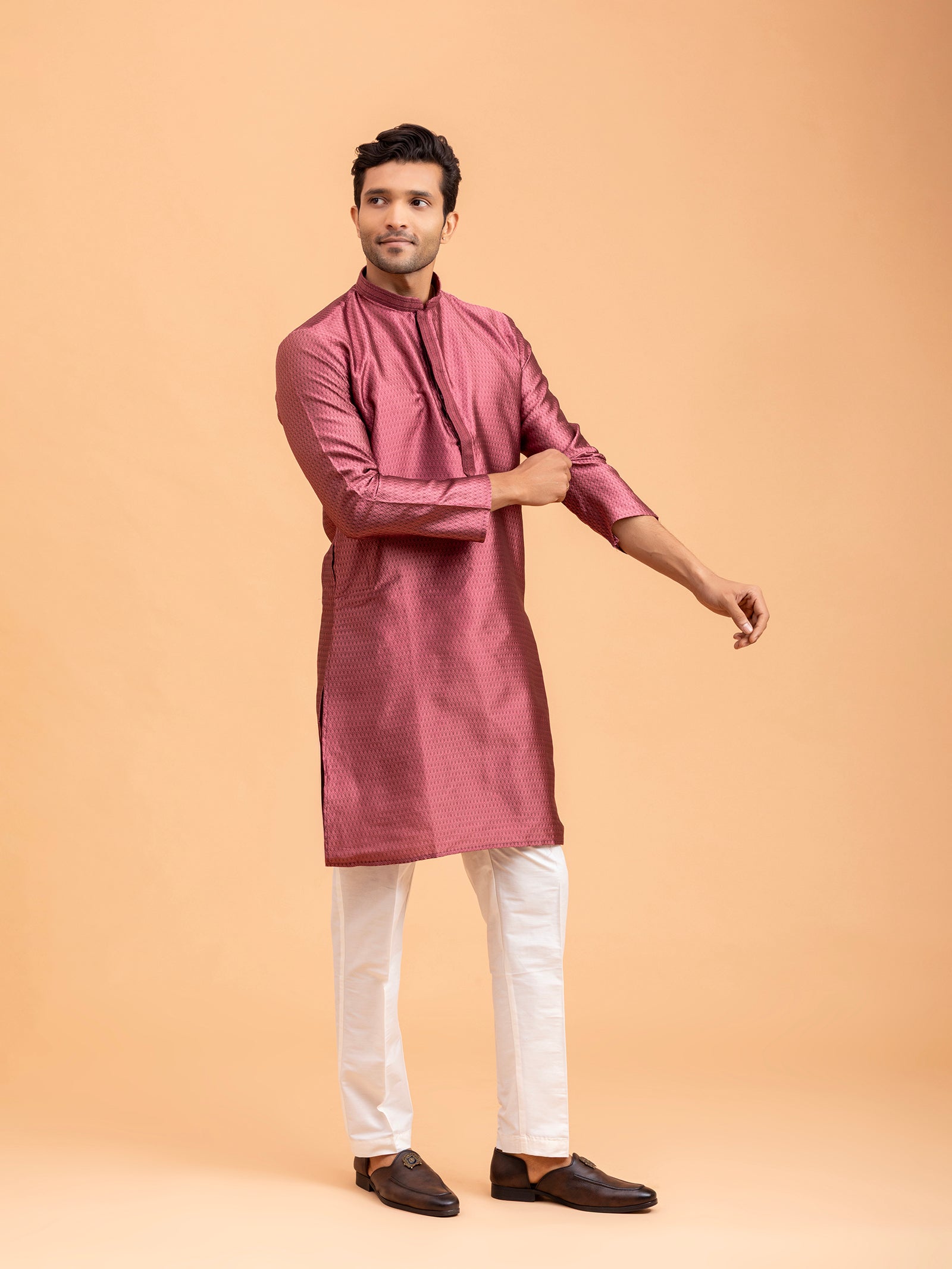 Mauve Prism Kurta Set