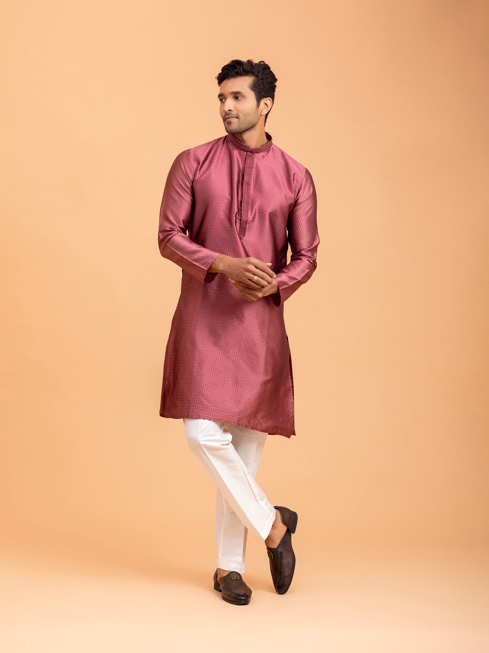 Mauve Prism Kurta Set