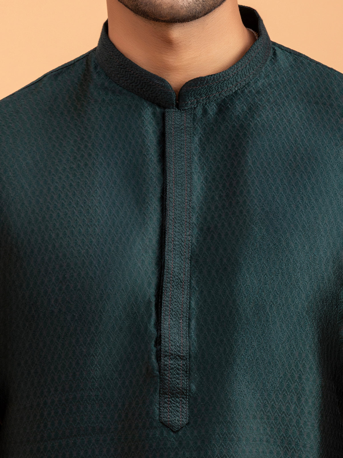 Emerald Weave Kurta Set