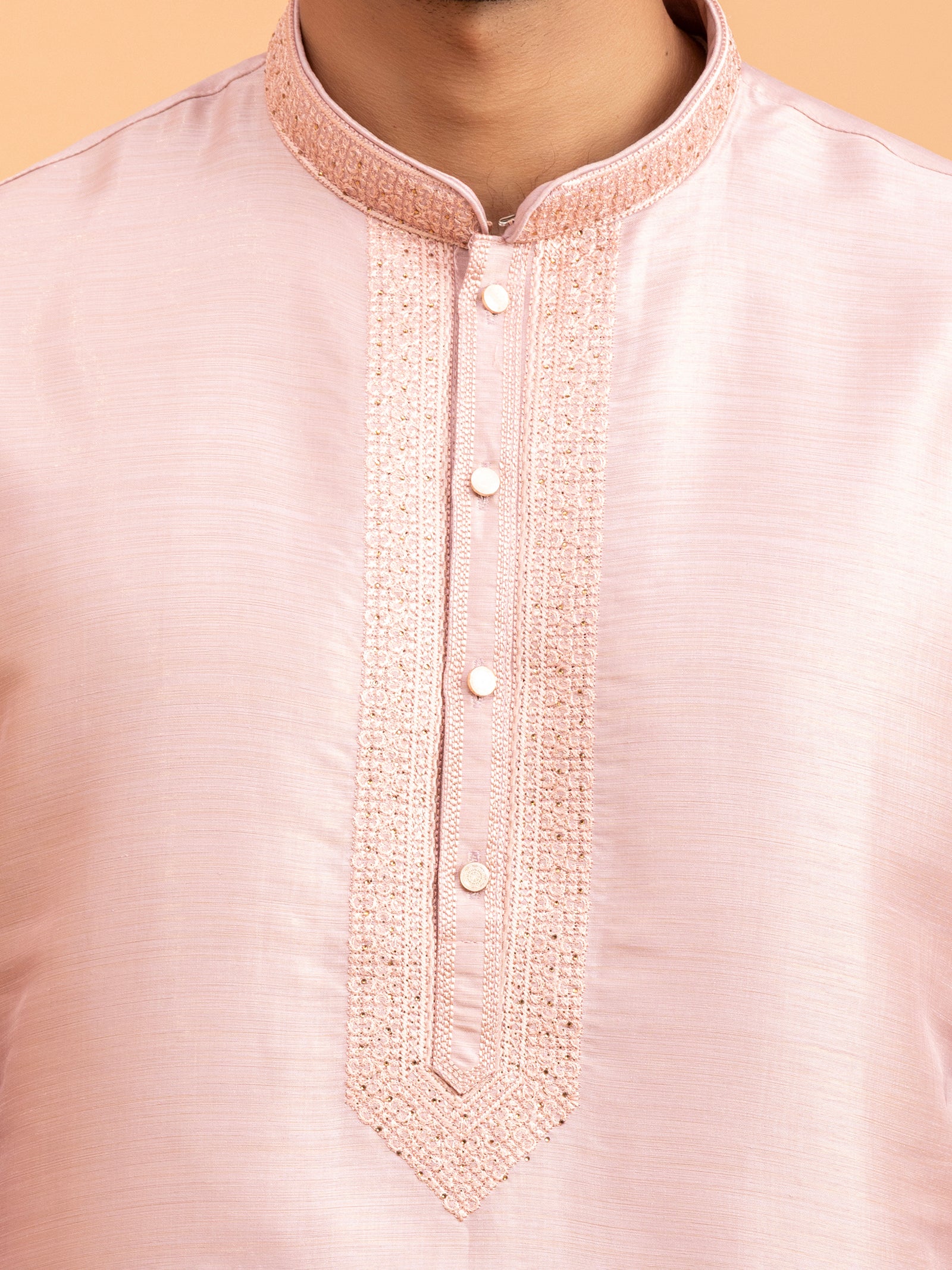 Rose Embroidered Kurta Set