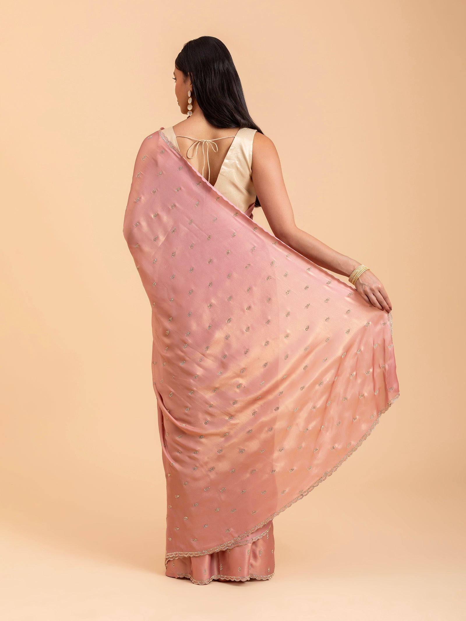 Mauve Orchid Radiance Saree