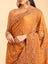 Saffron Tonal Mosaic Saree