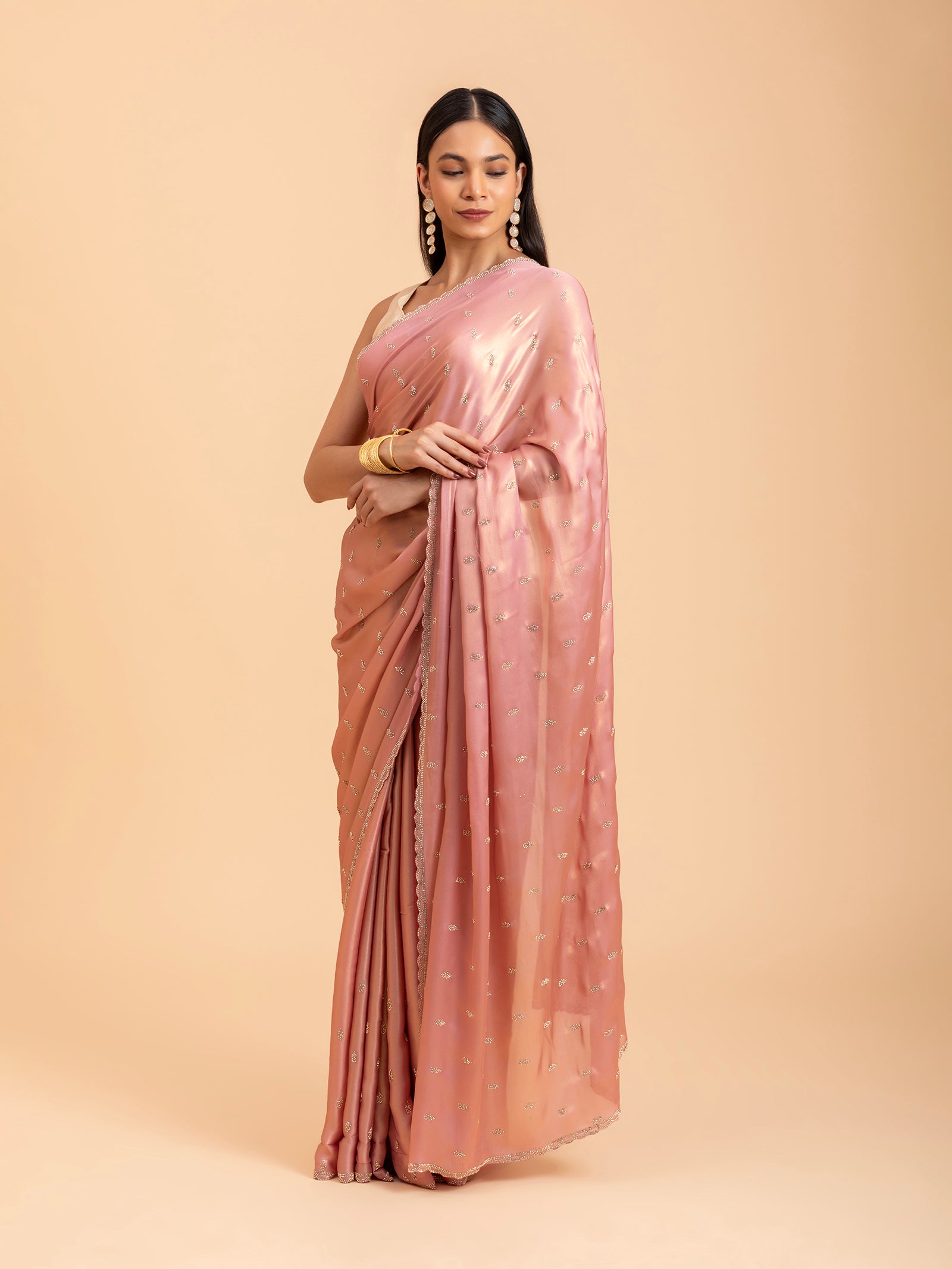 Mauve Orchid Radiance Saree