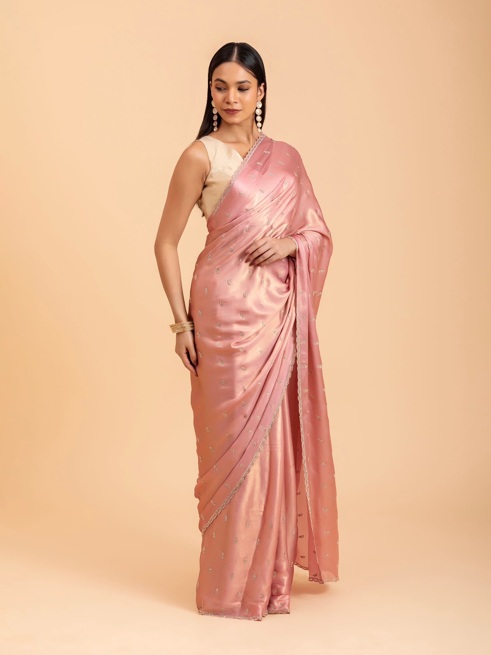 Mauve Orchid Radiance Saree