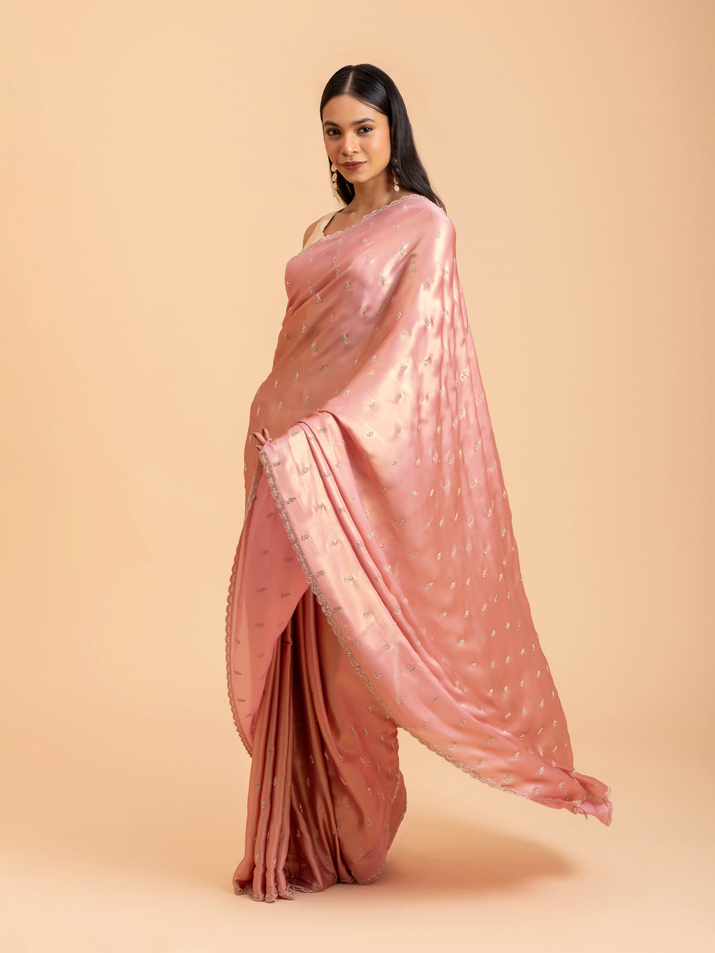 Mauve Orchid Radiance Saree