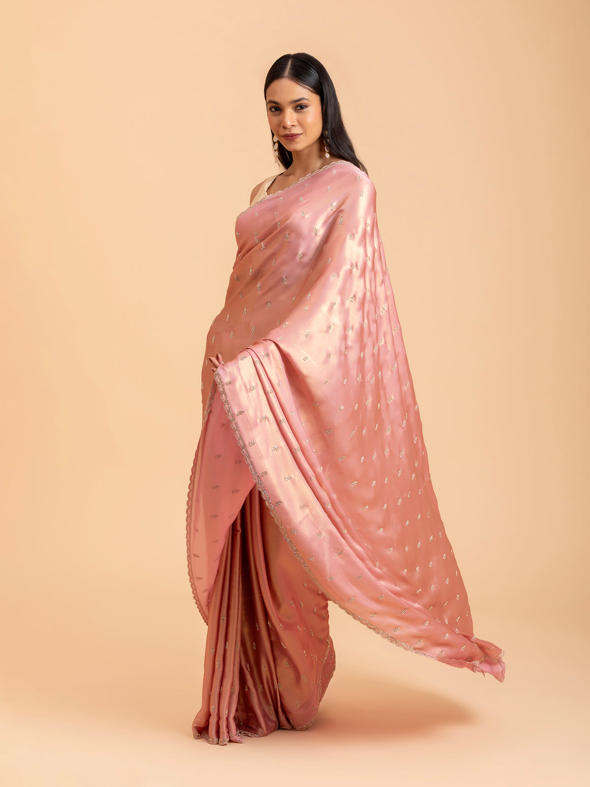 Mauve Orchid Radiance Saree