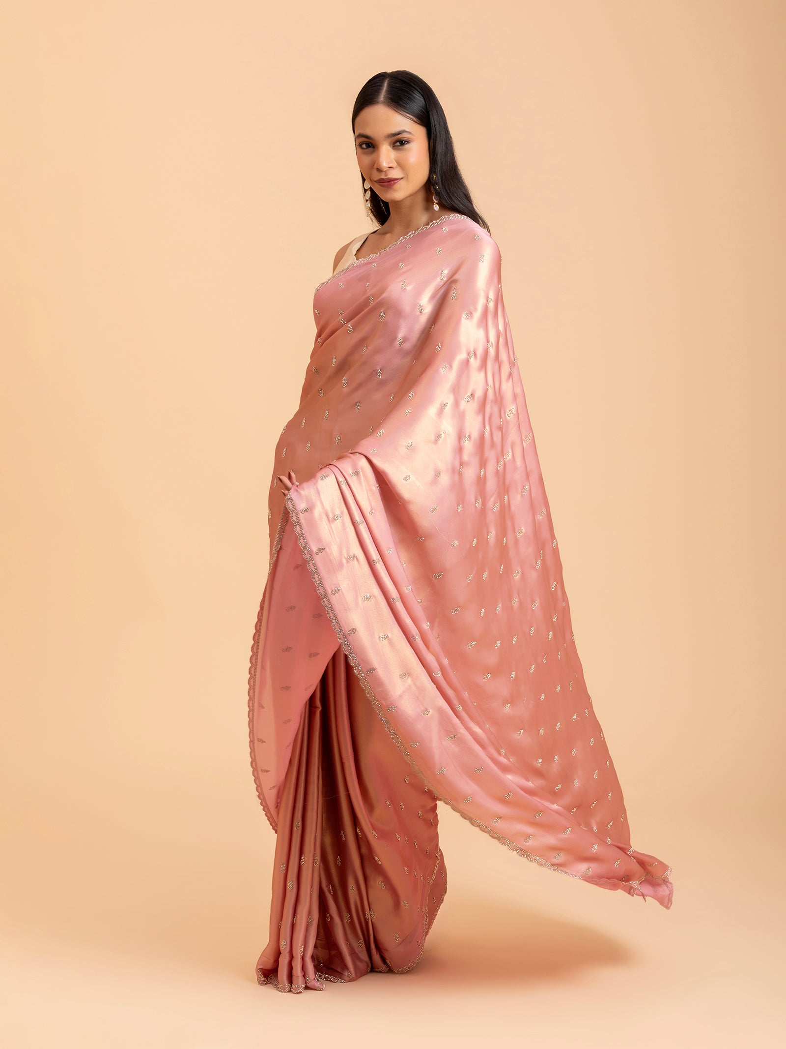 Mauve Orchid Radiance Saree
