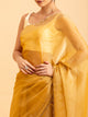 Honey Citrine Scalloped Saree