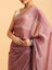 Muted Rose Scalloped Saree