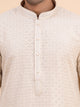 Champagne Brocade Kurta Set