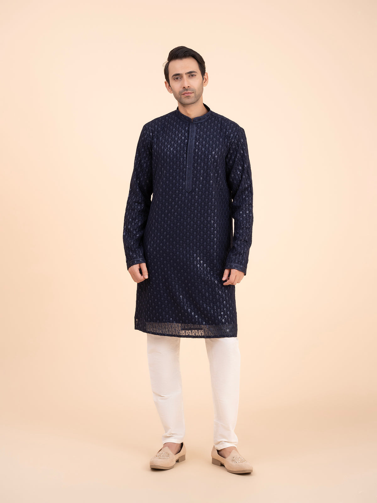 Midnight Sparkle Kurta Set