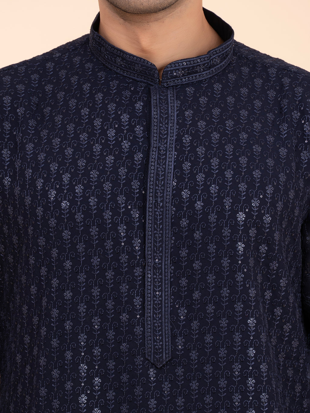 Midnight Sparkle Kurta Set
