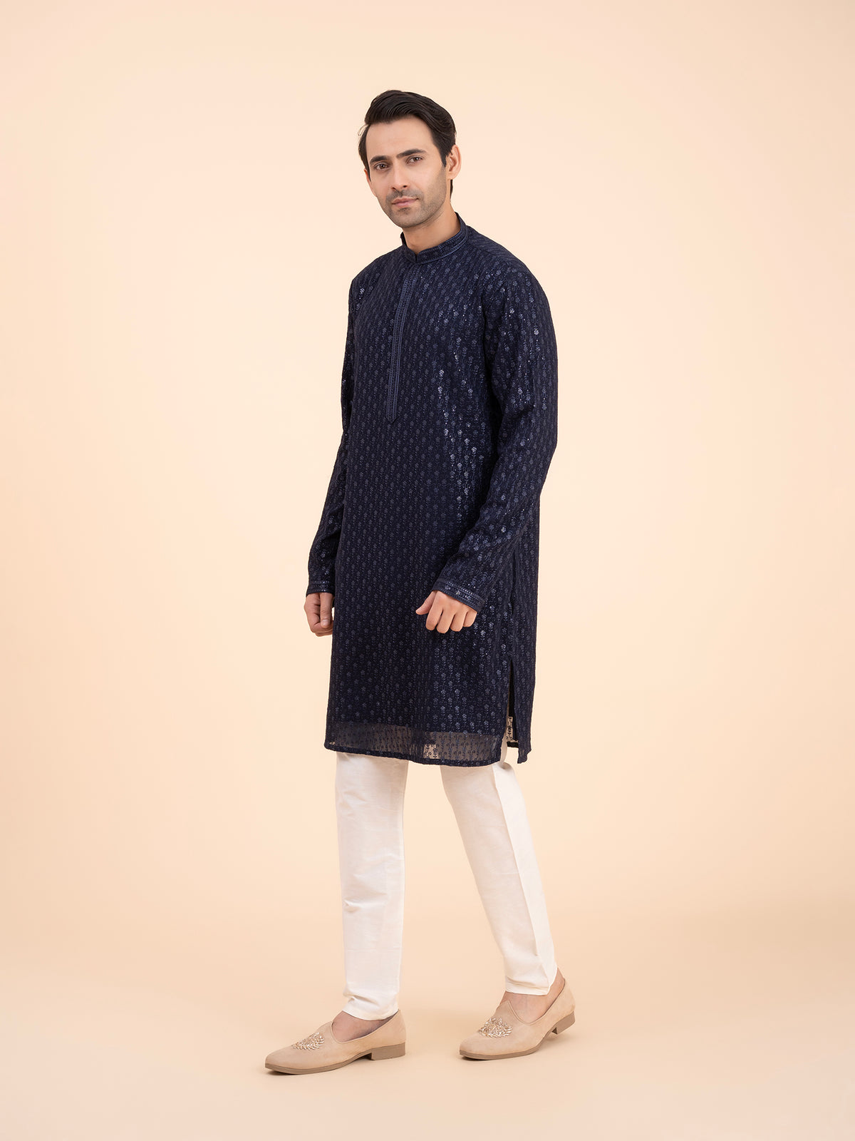 Midnight Sparkle Kurta Set