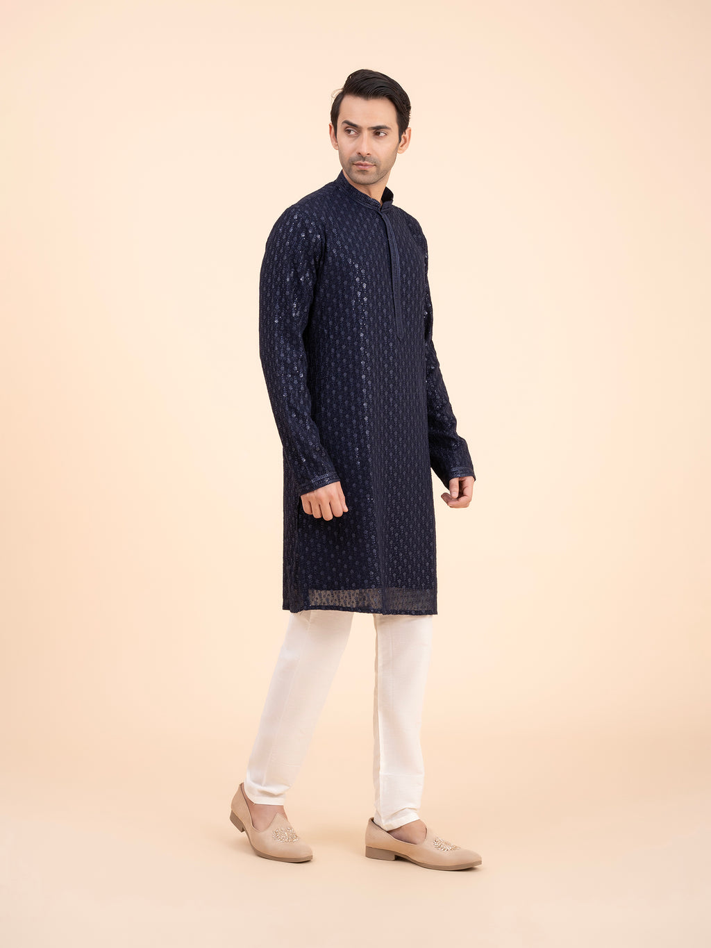 Midnight Sparkle Kurta Set