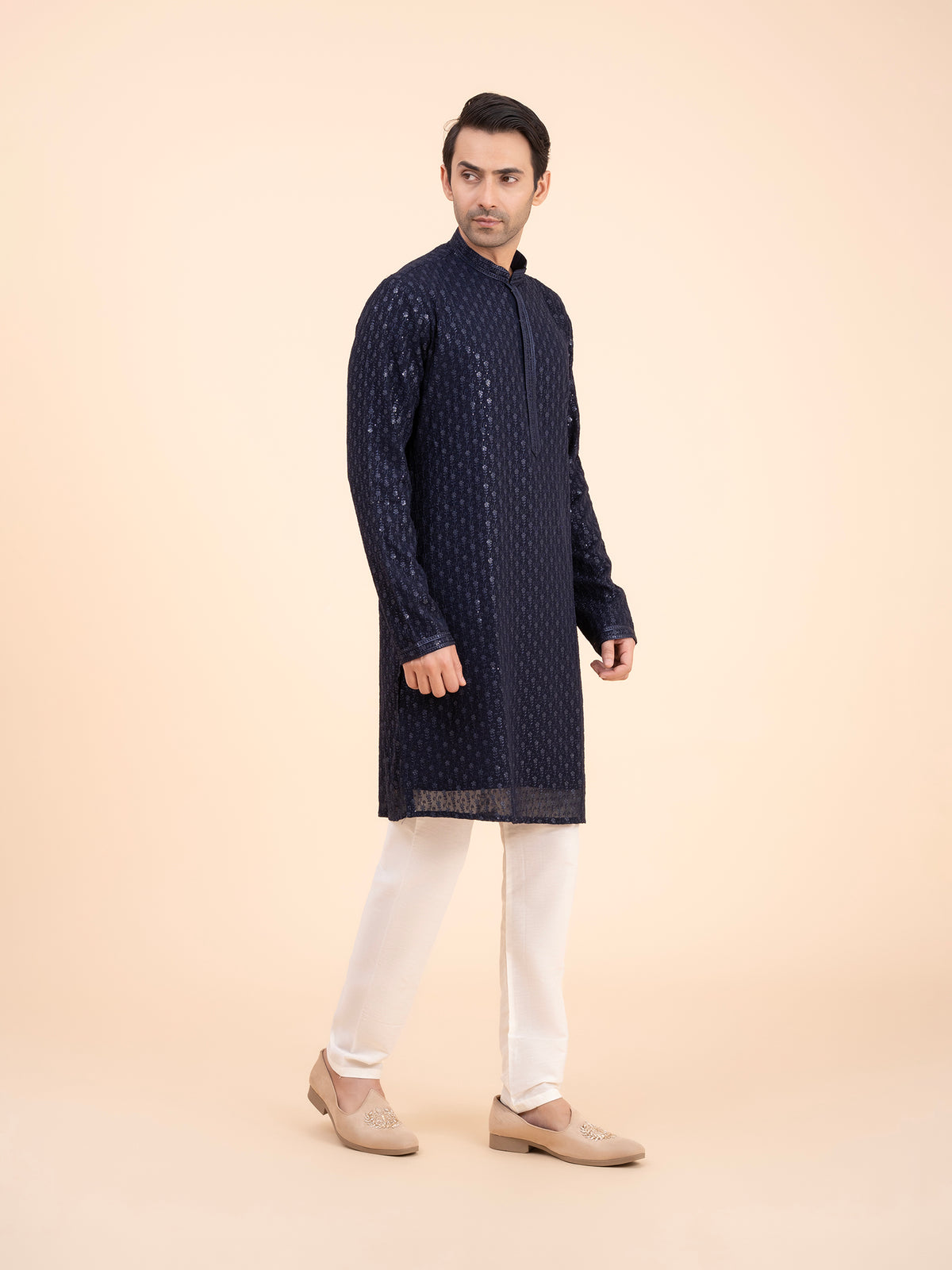 Midnight Sparkle Kurta Set