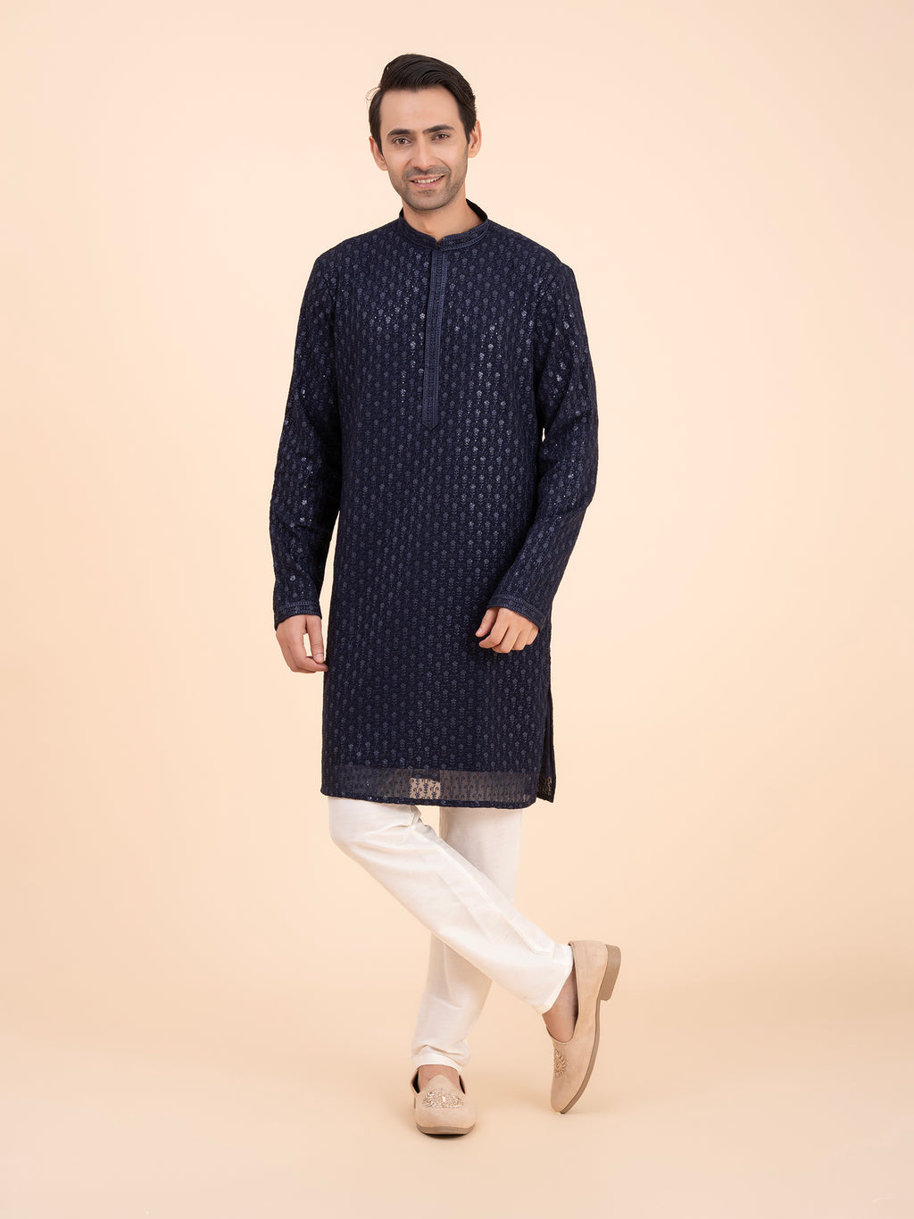 Midnight Sparkle Kurta Set