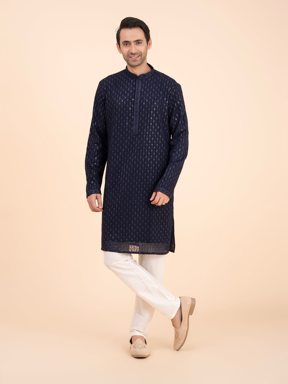 Midnight Sparkle Kurta Set