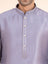 Periwinkle Solid Kurta Set